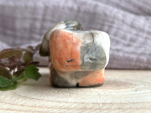 Fire calico cat kami sculpture | nature spirit guardian figure, Shinto, shamanism