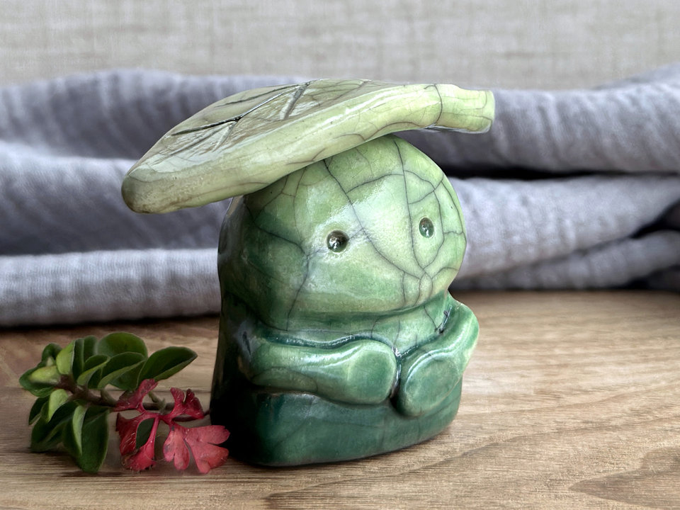 Nature guardian statue | Shinto shamanism earth spirit kami sculpture