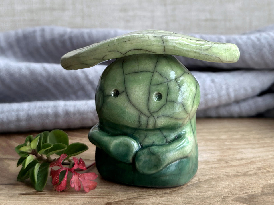 Nature guardian statue | Shinto shamanism earth spirit kami sculpture