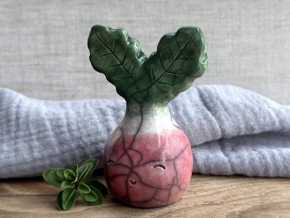 Happy radish spirit nature guardian statue | Shinto sculpture, shamanism totem