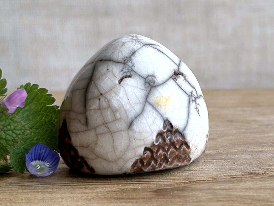 Gentle owl nature spirit raku sculpture | shamanism totem, Shinto kamidana shrine