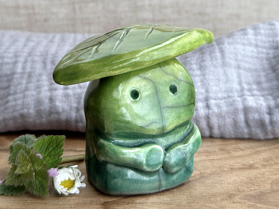 Nature guardian statue | Shinto shamanism earth spirit kami sculpture