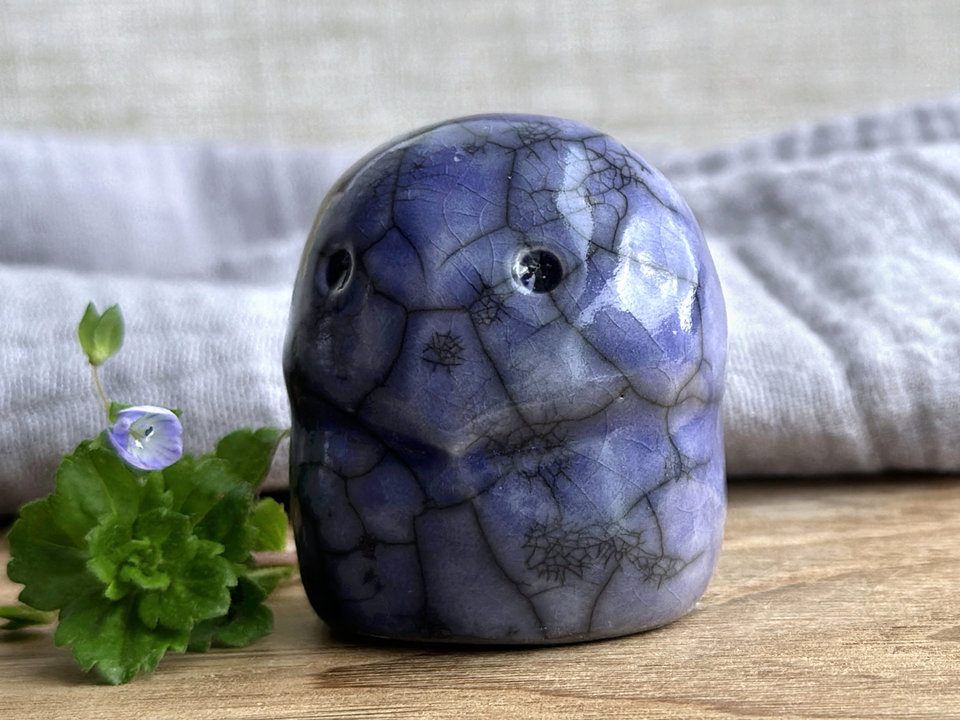 Night rain kodama guardian sculpture | Shinto, shamanism totem