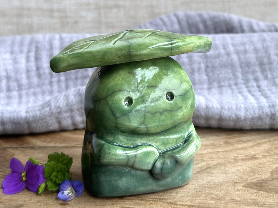 Nature guardian statue | Shinto shamanism earth spirit kami sculpture