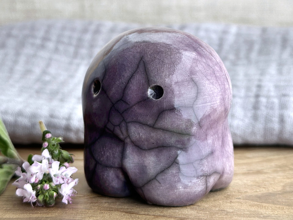 Quiet kodama of dusk nature spirit sculpture | shamanism totem, Shinto guardian