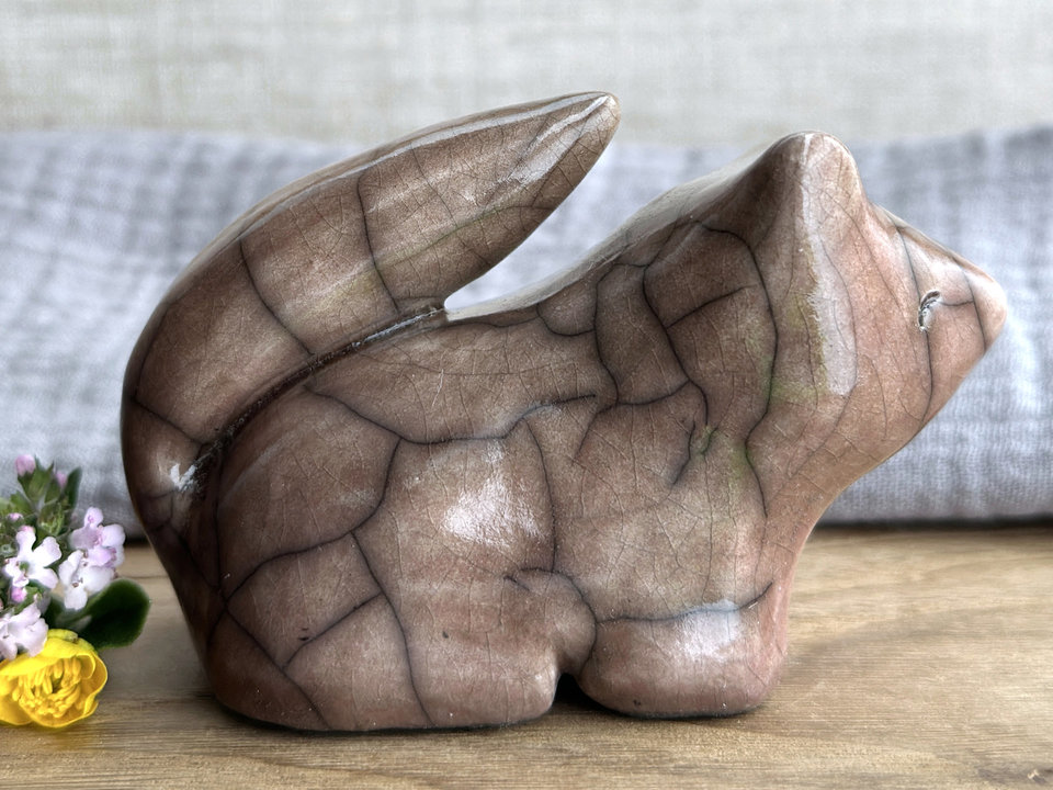 Fox of gentle joy kitsune nature spirit sculpture | Shinto Inari shrine, shamanism totem