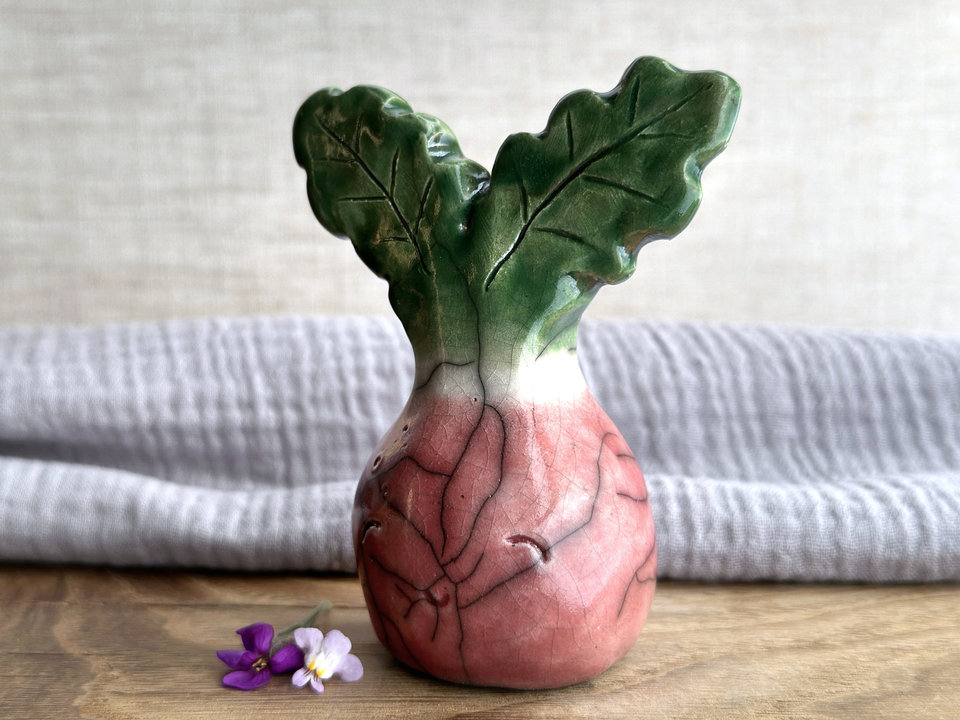 Happy radish spirit nature guardian statue (larger) | Shinto sculpture, shamanism totem