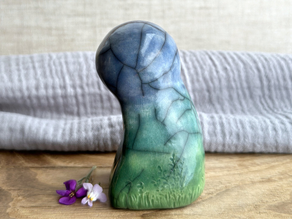 Earth spirit kami nature spirit sculpture | Shinto shamanism gaia statue