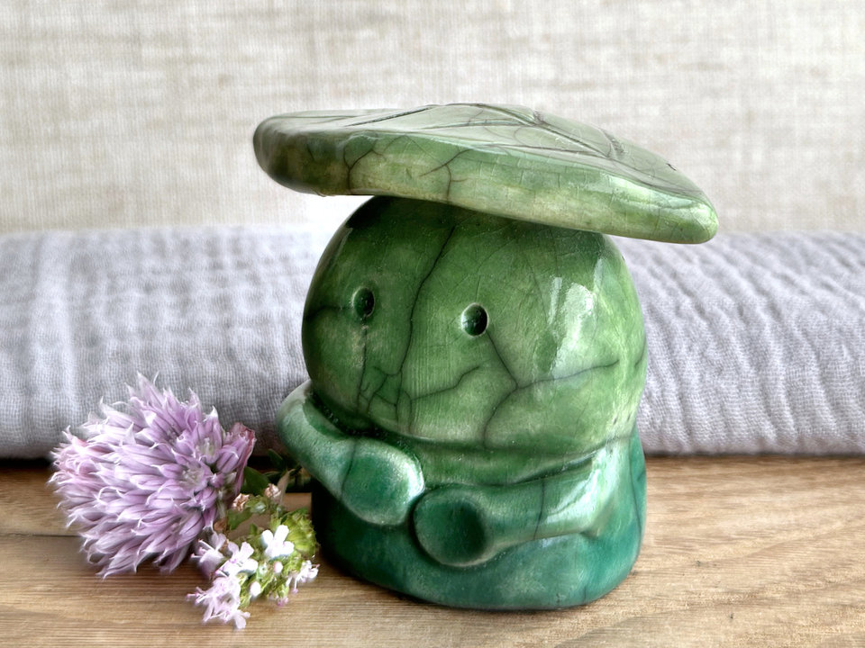 Nature guardian statue | Shinto shamanism earth spirit kami sculpture