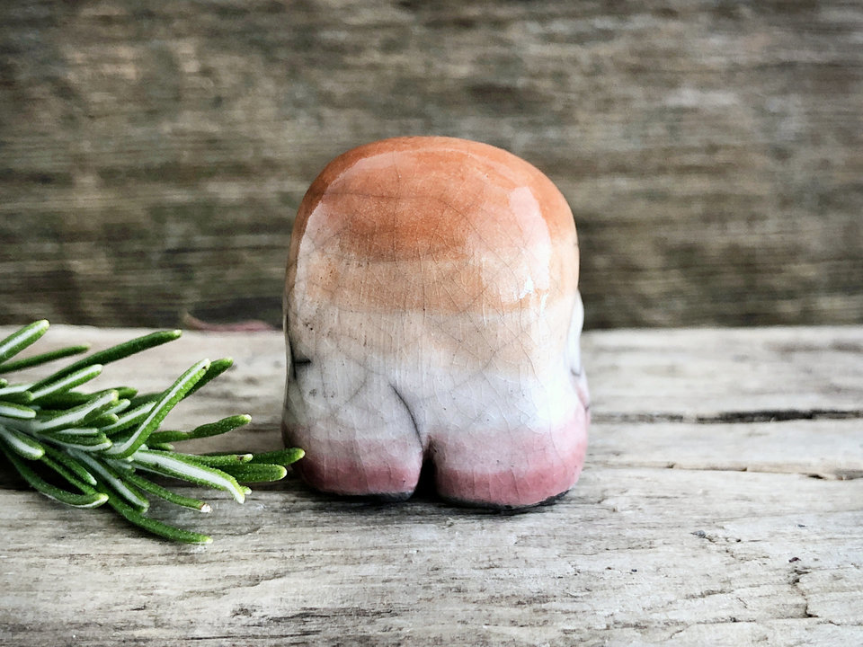 Lesbian pride spirit sculpture | cute LGBTQ+ queer statue, guardian