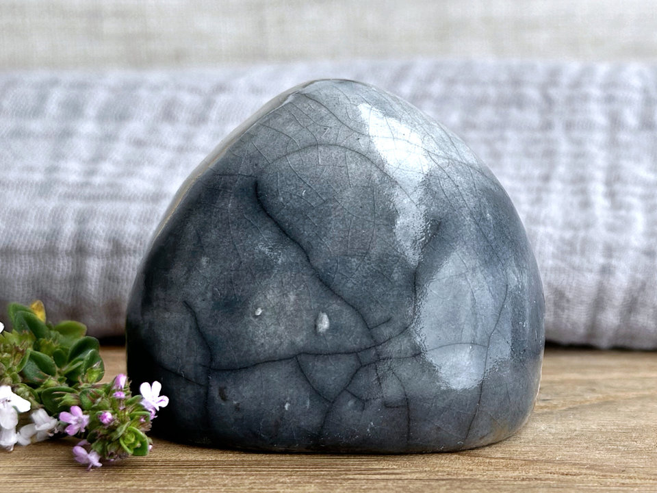 Happy cloud friend nature spirit sculpture | Shinto shamanism statue