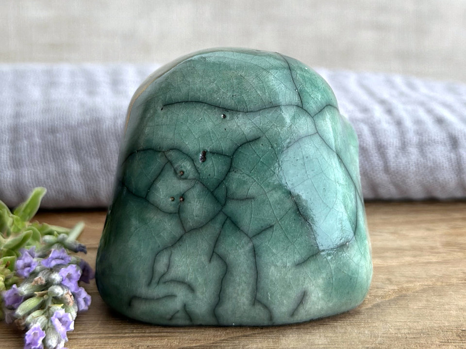 Climate change kodama nature & tree spirit kami sculpture | Shinto guardian, shamanism totem statue