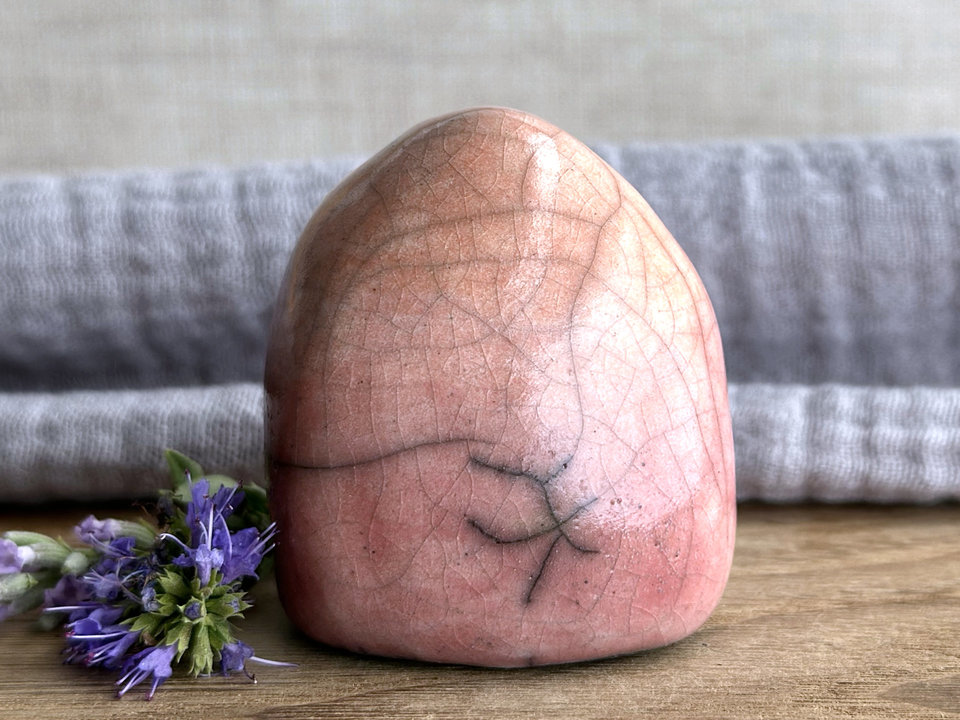 Gentle fire gnome elemental sculpture | Shinto shrine, shamanism folk art statue