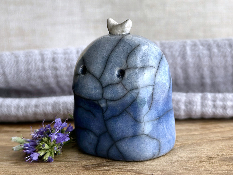 Dark sky moon nature spirit kodama guardian sculpture | Shinto, shamanism