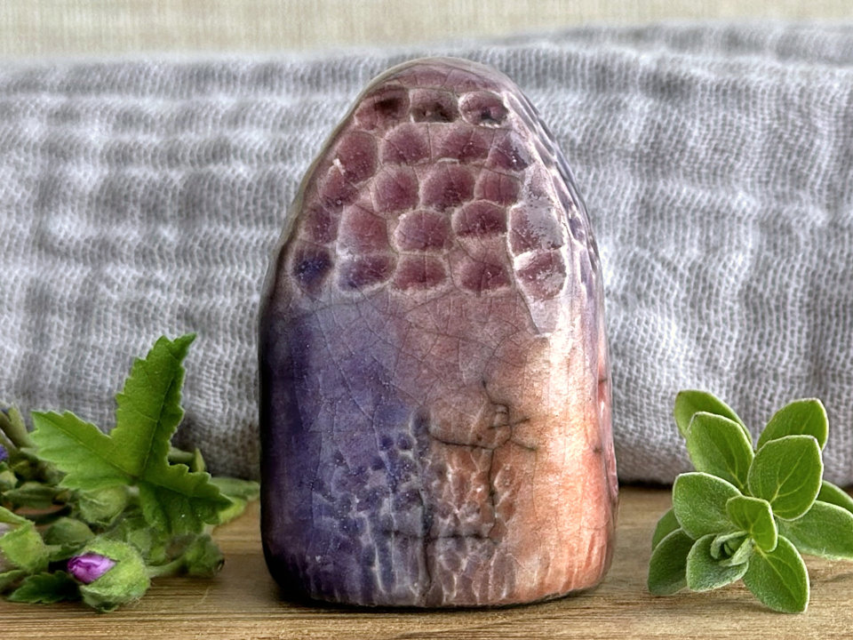 Tiny autumn fairie cottage spirit house | raku ceramic sculpture