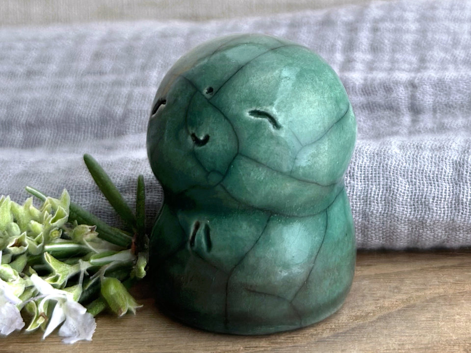 Winter woodlands Jizo guardian statue | Shinto kamidana shrine friend