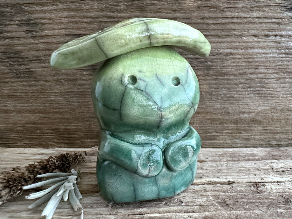 Nature guardian statue | Shinto shamanism earth spirit kami sculpture