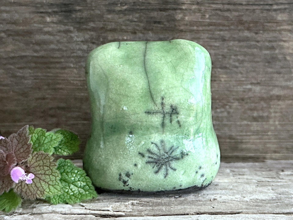 Spring frog nature spirit kami sculpture | Shinto statue, shamanism totem