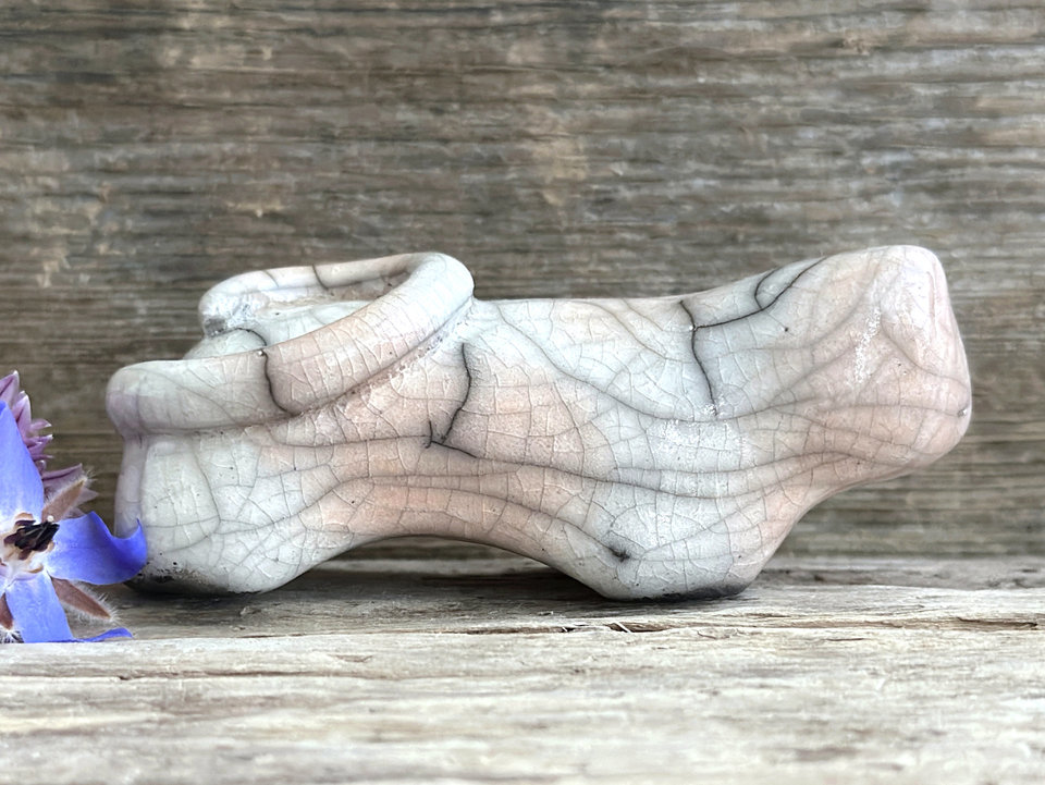 Ginger & white cat kami sculpture | nature spirit guardian, Shinto, shamanism