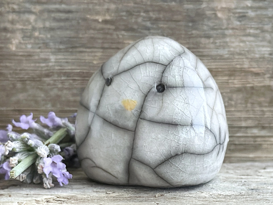 Owl nature spirit kami raku sculpture | shamanism totem, Shinto kamidana shrine