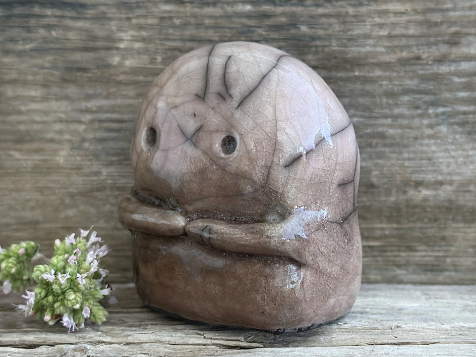 Quiet forest kodama nature spirit raku kami sculpture | shamanism totem, Shinto guardian
