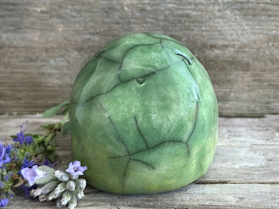 Happy nature and earth spirit elemental sculpture | Shinto shrine, shamanism totem