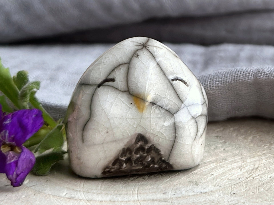 Gentle owl nature spirit raku sculpture | shamanism totem, Shinto kamidana shrine